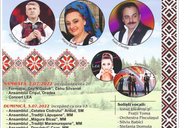 O nouă ediție a Festivalului Dansului și Cântecului Codrenesc la Cehu Silvaniei
