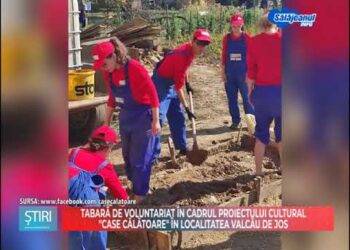 Tabără de voluntariat în cadrul proiectului cultural „Case Călătoare”