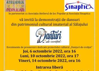 Comunicat de presă/ proiectul cultural „Danțuri de-nvățat”