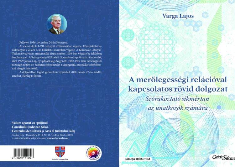 Carte de geometrie apărută la Editura „Caiete Silvane”