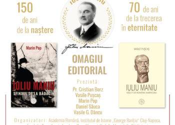 Iuliu Maniu: Omagiu editorial la 150 de ani de la naștere și 70 de ani de la trecerea în eternitate