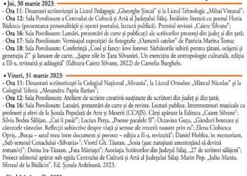 Zilele revistei „Caiete Silvane”, ediția a XV-a