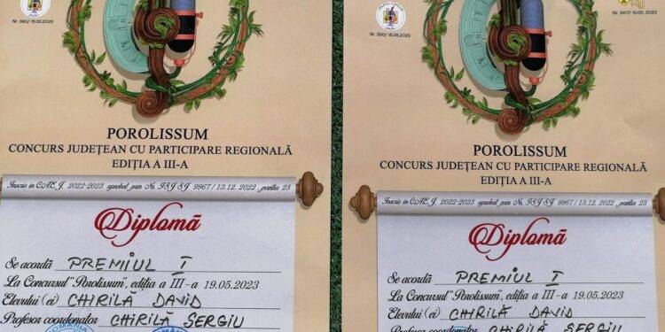 Clasări pe podium pentru elevii Şcolii Populare de Arte şi Meserii