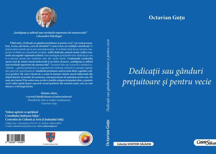 Un nou volum de Octavian Guţu la Editura „Caiete Silvane”