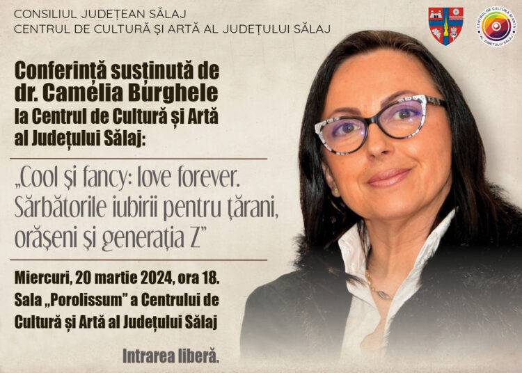 Conferință Camelia Burghele la Centrul de Cultură și Artă al Județului Sălaj