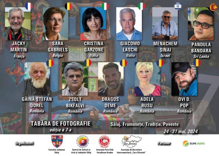 Participanți la Tabăra de fotografie „Sălaj. Frumusețe, Tradiție, Poveste”