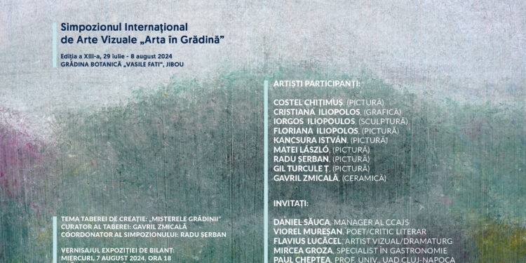 Simpozionul Internațional de Arte Vizuale ARTA ÎN GRĂDINĂ, ediția a XIII-a