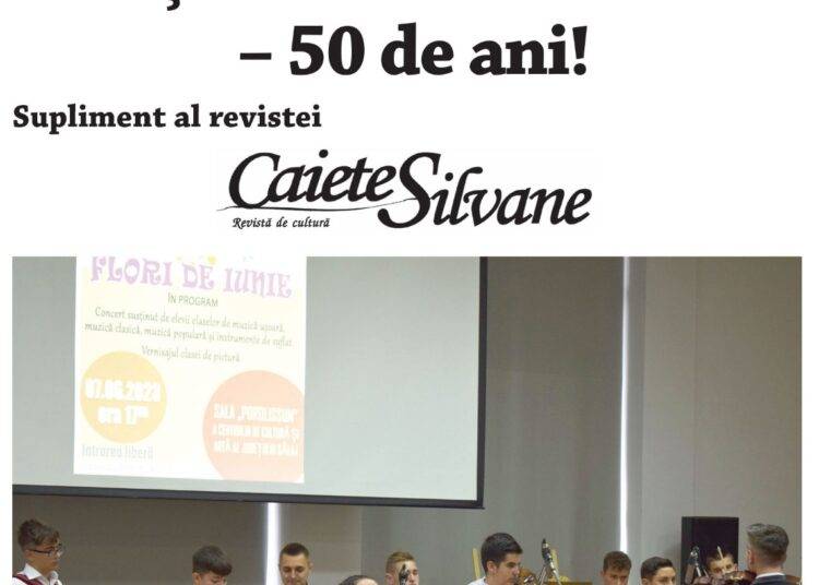 Supliment dedicat semicentenarului Școlii Populare de Arte și Meserii