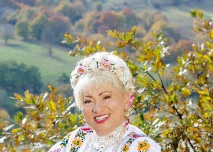 Doamna Sava Negrean-Brudașcu, președintele juriului Festivalului-concurs de interpretare „Mândru Cântec Sălăjean”