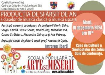 Producția de sfârșit de an a claselor de muzică clasică și muzică ușoară