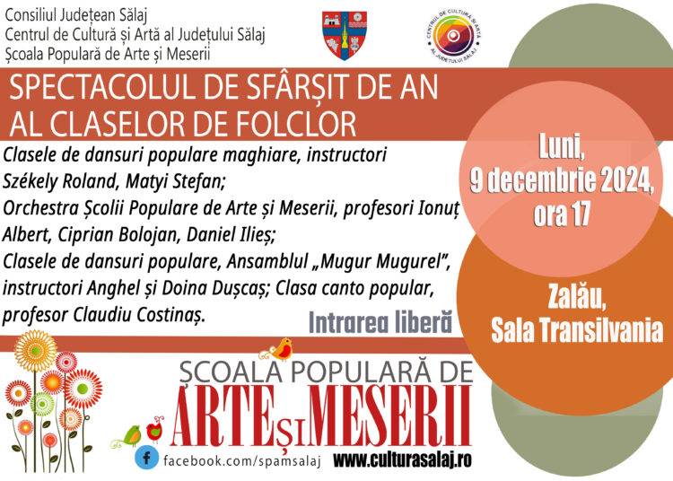 Spectacolul de sfârșit de an al claselor de folclor