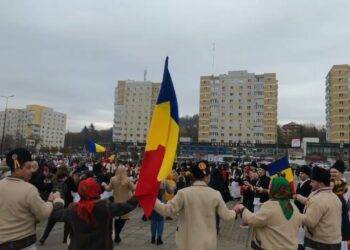 Hora Unirii la Zalău (colaj)