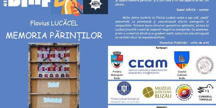 Expoziție Flavius Lucăcel în cadrul Festivalului Internațional de Arte Buzău 2025