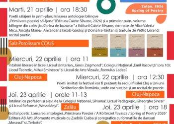 A 24-a ediție a Festivalului Internațional „Primăvara Poeziei / A Költészet Tavasza / Spring of Poetry”